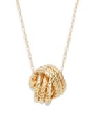 Saks Fifth Avenue 14k Yellow Gold Knot Pendant Necklace