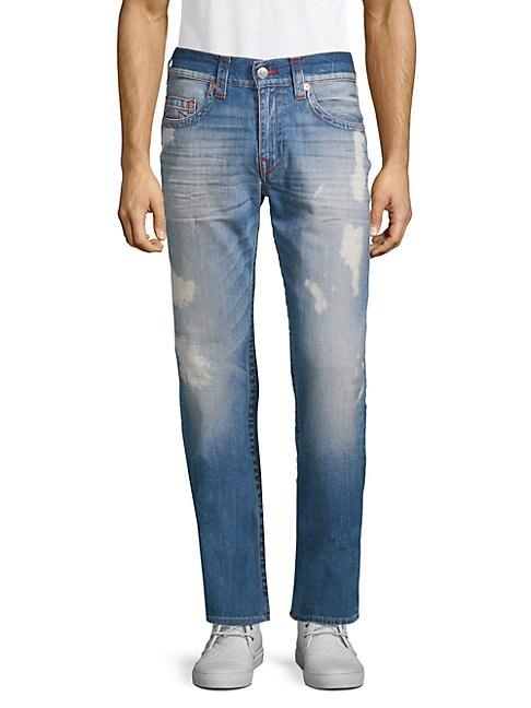 True Religion Distressed Relaxed Fit Jeans