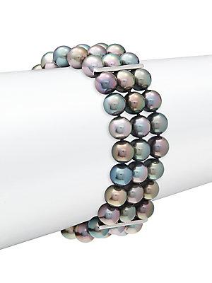 Tara + Sons Pearl Multi-strand Bracelet