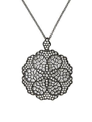 Effy 14k White Gold Diamond Pendant Necklace