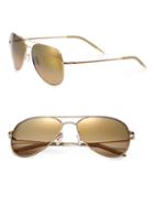 Oliver Peoples Kannon 59mm Double-bridge Aviator Sunglasses