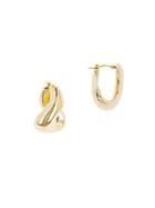 Sphera Milano Bold Twist 14k Yellow Gold Hoop Earrings