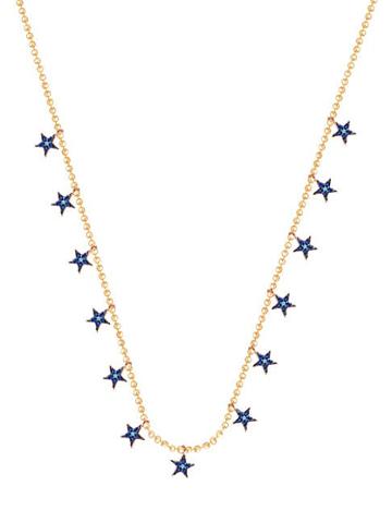 Gabi Rielle Gold Vermeil Star Droplet Necklace