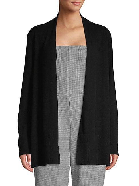 Dkny Open Front Cashmere Cardigan