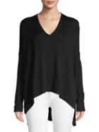 Helmut Lang Draped High-low Pullover