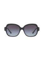 Michael Kors 56mm Tortoise Oval Sunglasses