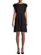 Zadig & Voltaire Rousseau Ruffle Flare Dress