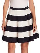 Akris Striped Circle Skirt