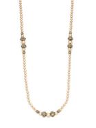 Heidi Daus Faux Pearl & Crystal Strand Necklace