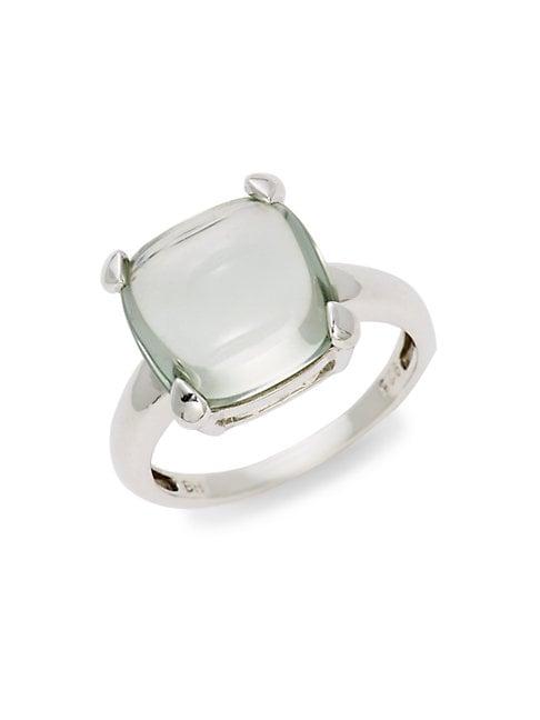 Effy Sterling Silver & Green Amethyst Ring