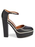 Valentino Garavani Leather Ankle-strap Platform Sandals