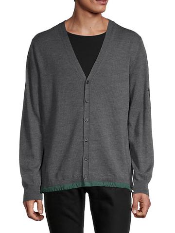 G/fore V-neck Wool Cardigan