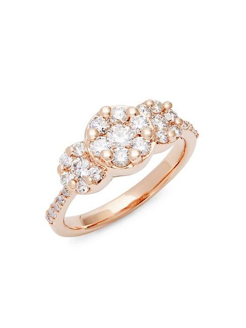 Effy Rose Gold Diamond Bezel Ring