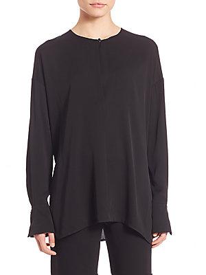 Vince Covered Placket Blouse