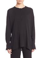 Vince Covered Placket Blouse