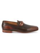 Corthay Cannes Leather Bit Loafers