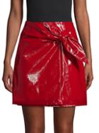 Lea & Viola Textured Cotton-blend Mini Skirt