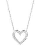 Kwiat Diamond Tags Diamond & 14k White Gold Open Heart Necklace