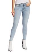 Joe's Jeans The Icon Mid-rise Distressed-ankle Skinny Jeans