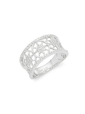 Kc Designs Diamonds & 14k White Gold Band Ring
