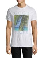 Body Rags Clothing Co Good Times Palm Tree Cotton Tee
