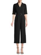 Calvin Klein Belted Cropped Jumpsuit