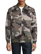 Standard Issue Nyc Camo Studded Bomber Jacket