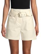 3.1 Phillip Lim Solid Belted Shorts