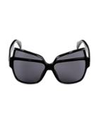 Moschino 58mm Butterfly Sunglasses