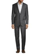 Saks Fifth Avenue Samuelsohn Regular-fit Flannel Suit
