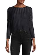 Autumn Cashmere Cropped Cotton Sweater