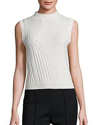 Diane Von Furstenberg Ediva Wool & Cashmere Rib-knit Sweater