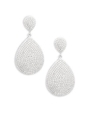 Saks Fifth Avenue Teardrop Crystal Drop Earrings