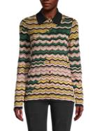 M Missoni Zigzag Cotton-blend Sweater