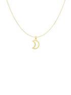 Saks Fifth Avenue 14k Yellow Gold Half Moon Pendant Necklace