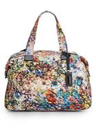 Steve Madden Quilted Floral-print Duffle Bag