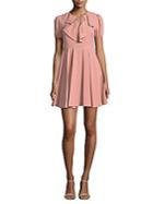 Redvalentino Pleated Fit-&-flare Dress