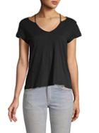 Rebecca Minkoff Cut-out Cotton Tee