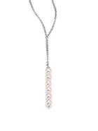 Majorica 5mm Organic Pearl Drop Necklace