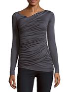 Bailey 44 Long-sleeve Ruched Top