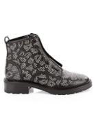 Rag & Bone Cannon Zip-up Embellished Leather Combat Boots