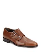 Bruno Magli Wesley Leather Monk-strap Shoes