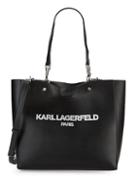 Karl Lagerfeld Paris Adele Faux-leather Tote Bag With Pouch