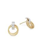 Saks Fifth Avenue Two-tone Gold Doorknocker Earrings