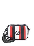 Valentino By Mario Valentino Mia Striped Leather Crossbody Bag