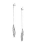Adriana Orsini Pav&eacute; Crystal Linear Earrings