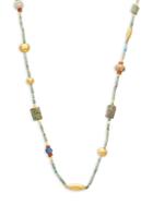 Gurhan Artistic 24k Yellow Gold & Mixed Phoenician Turquoise Bead Single-strand Necklace