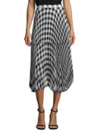 Delfi Collective Reese Pleated Plaid Skirt