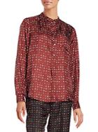 Isabel Marant Button-front Silk Blouse