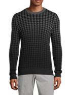 Saks Fifth Avenue Dip-dyed Houndstooth Cashmere Sweater
